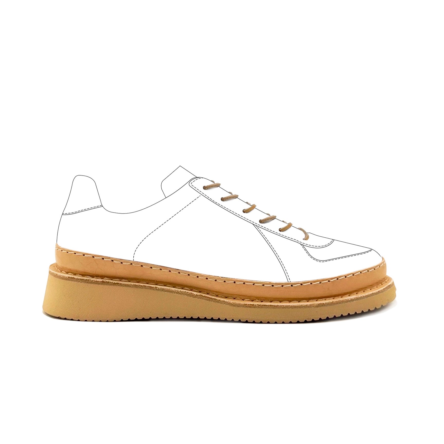 Custom Straight Circle Welt™ - Rubber sole