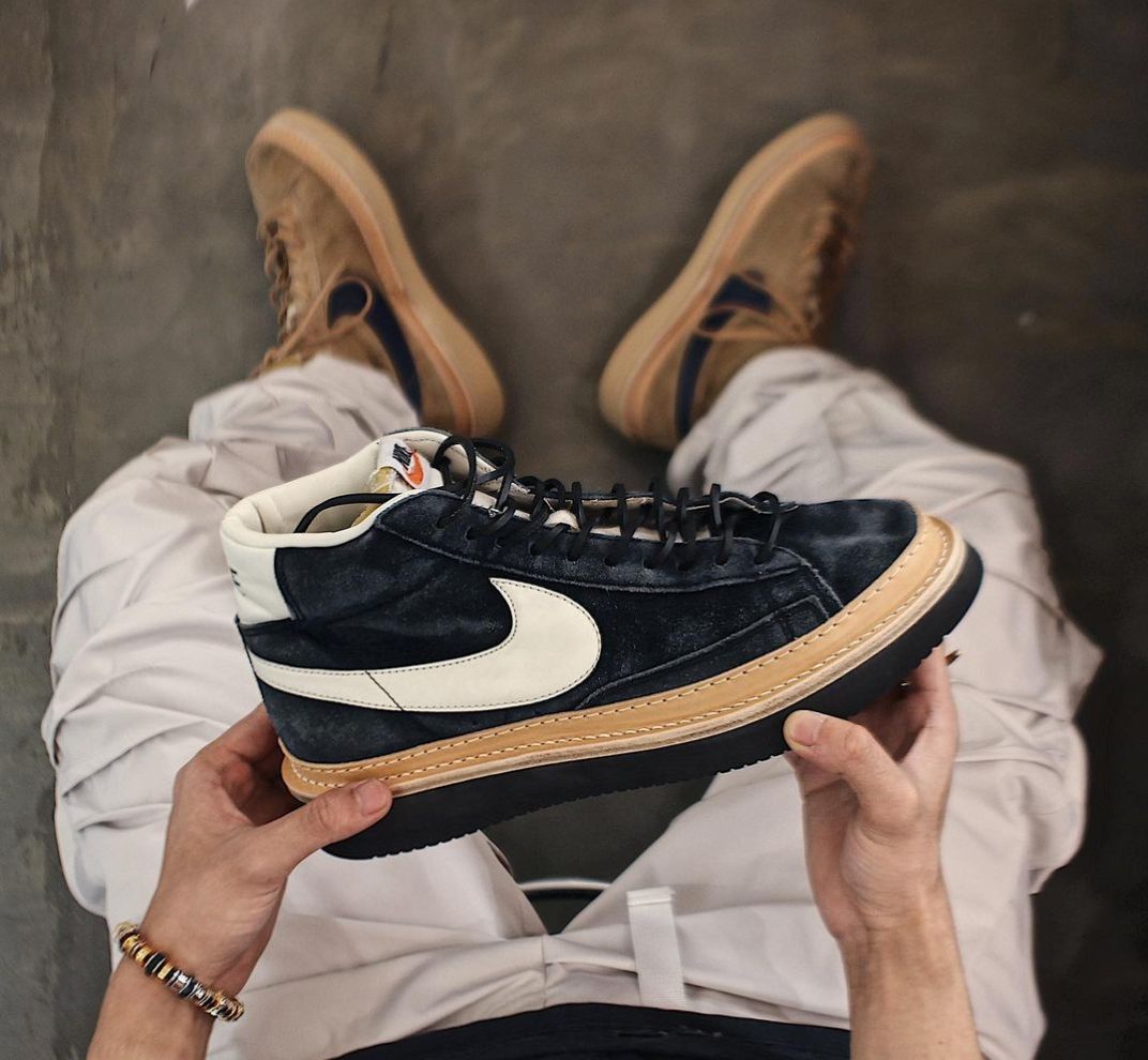 Nike blazer mid perforated suede Clearance