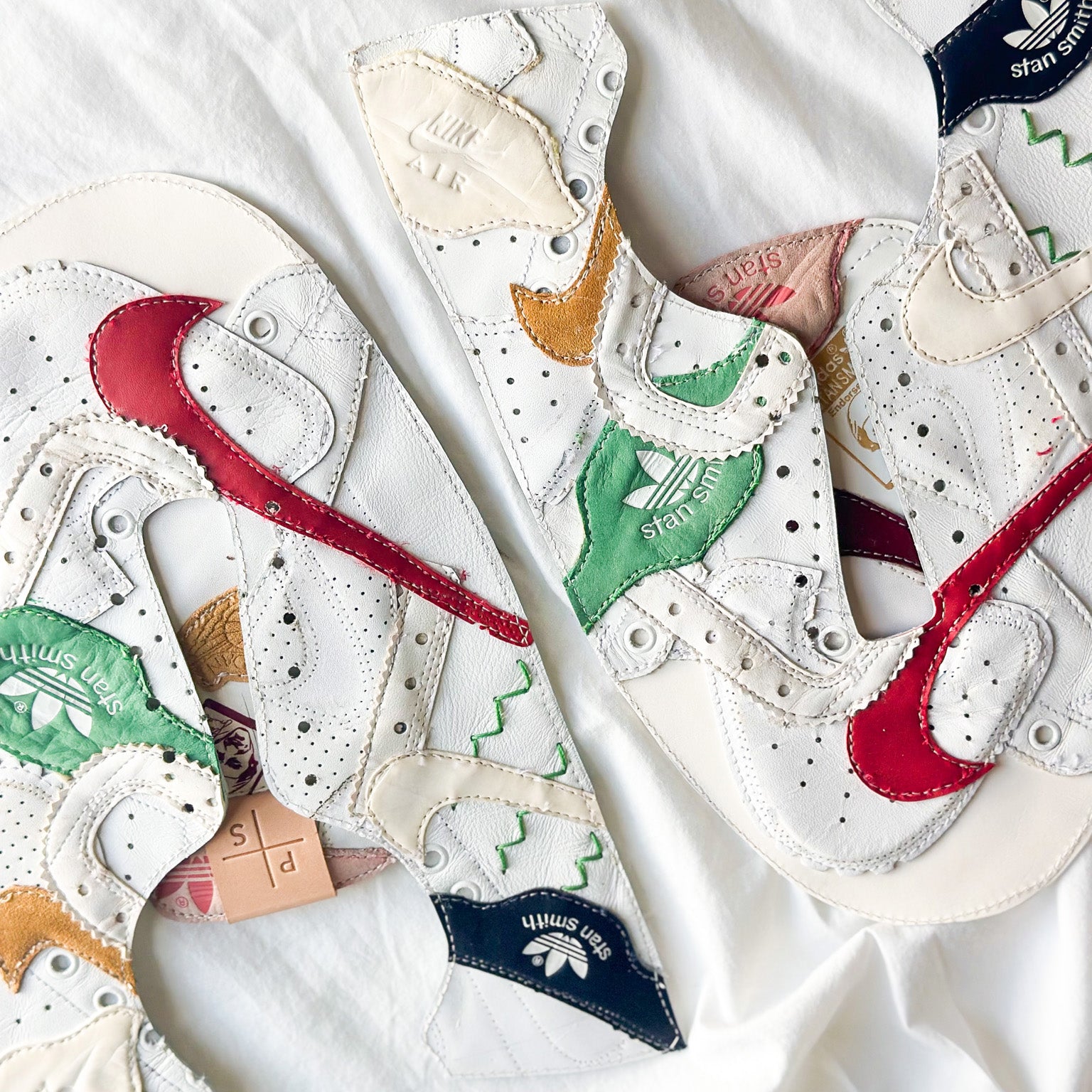 Color pop Patchwork leather sole – Peterson Stoop
